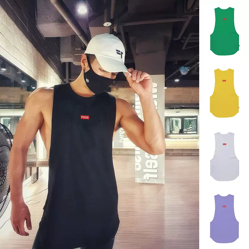 男士速干背心肌肉型男运动无袖上衣韩版潮牌亚马孙速卖通专卖
