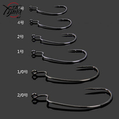 Airlua fishing lure, crank hook, soft bait hook, high carbon hook, small shrimp hook, soft insect hook, Texas fishing group accessories hook