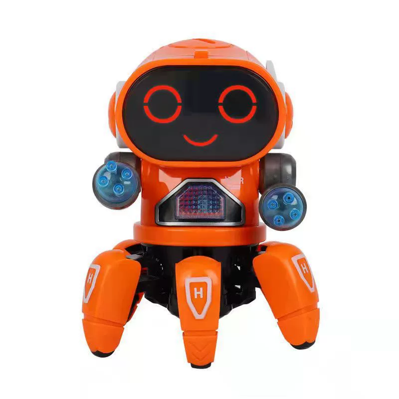 Electric cartoon toy, dancing music lightweight robot