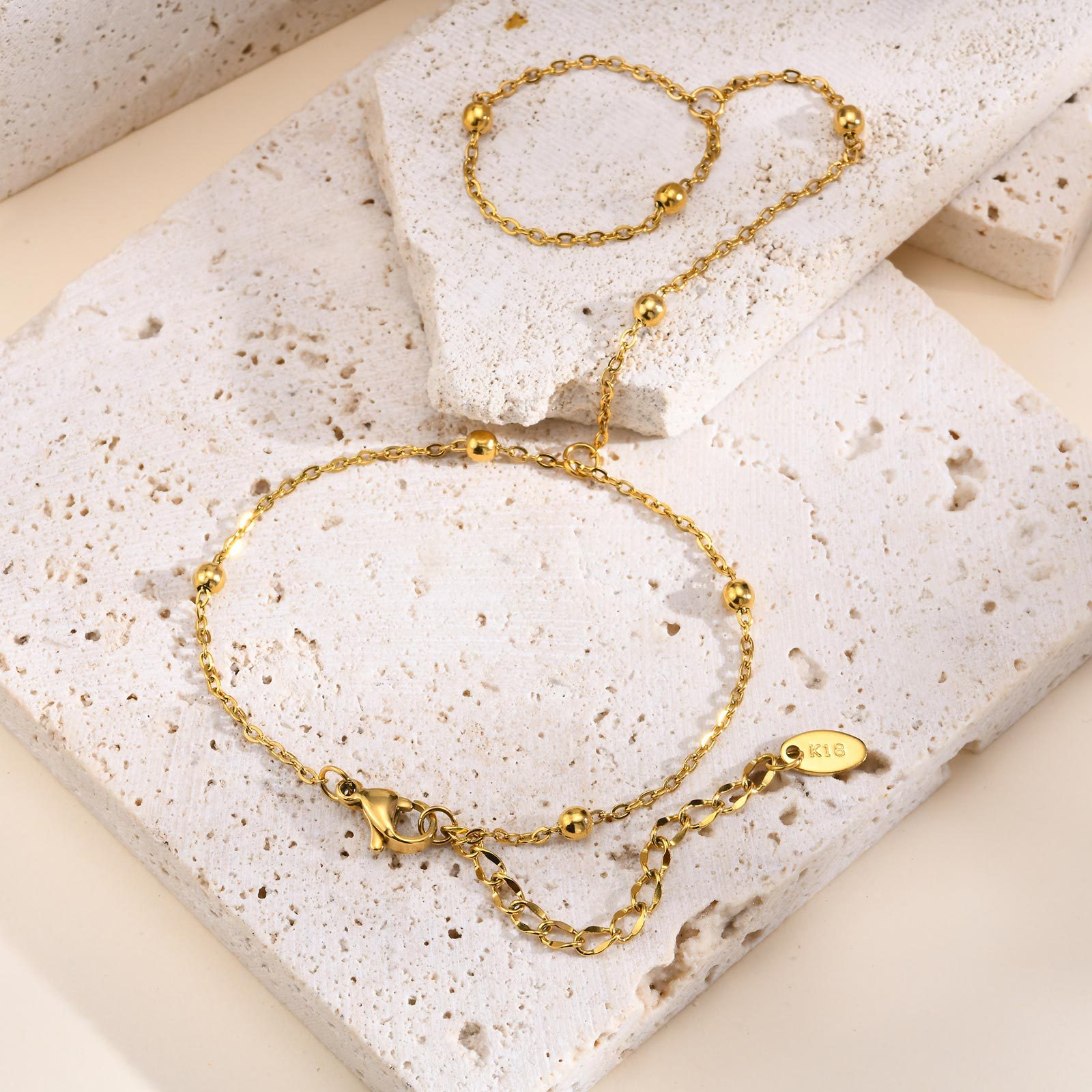 6g Weight Artificial Pearls Inlay Material Bracelets Classification 304 Stainless Steel Chain Material cable chain Chain Type Daily Occasion 304 Stainless Steel Material Geometric Pattern All Seasons Season Women's Gender Plating Design IG Style Style IG Style Geometric 304 Stainless Steel Artificial Pearls Cable Chain Bracelets In Bulk 34