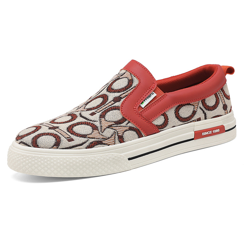 Personalidad de los hombres Primavera y verano Tendencia de corte bajo Zapatos de lona de todo fósforo Casual al aire libre Zapatos perezosos cómodos y transpirables