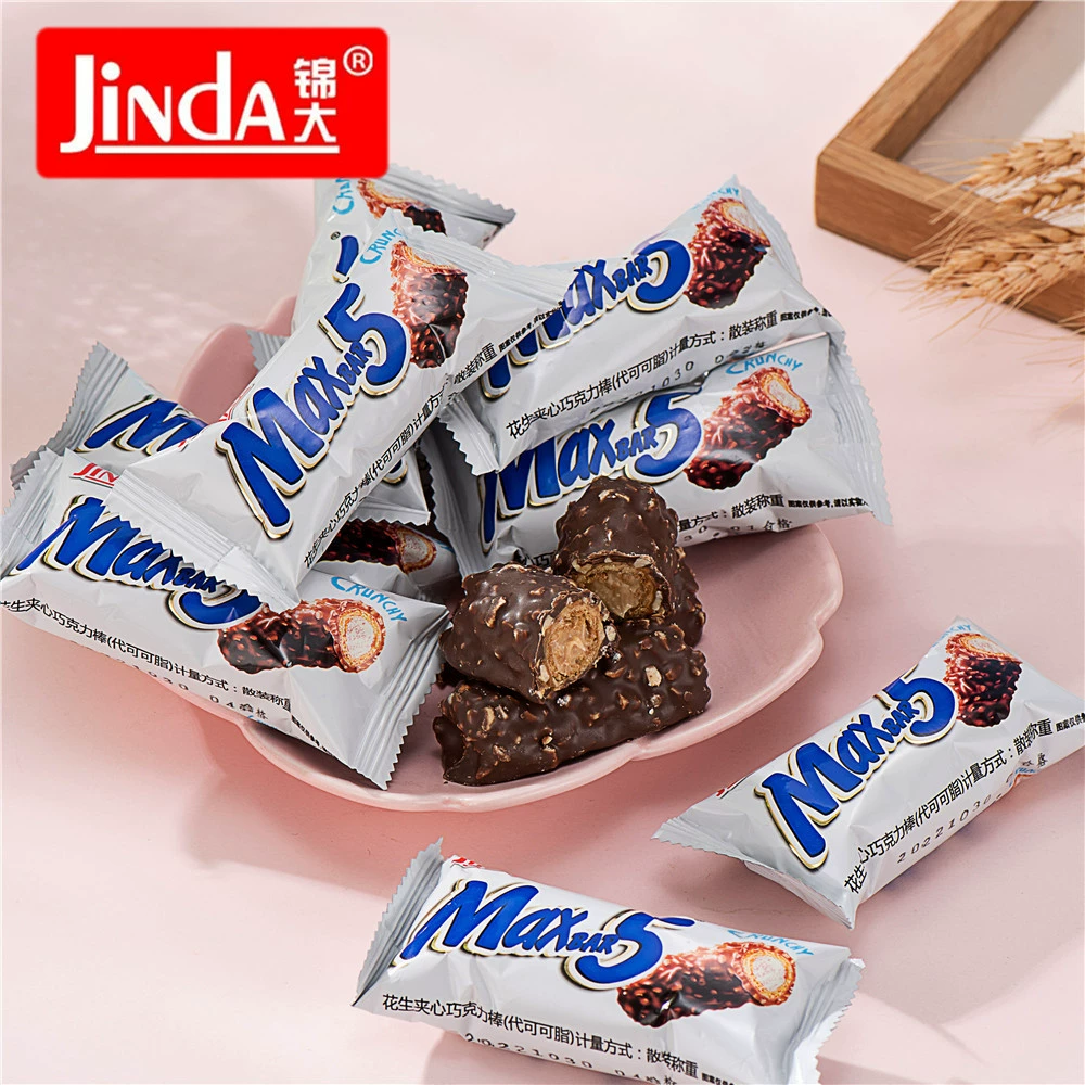 Jinda Max5 арахисовый сендвич шоколадная палочка длинная плитка энергетическая леденец закуски Новогодние закуски повседневная еда печенье