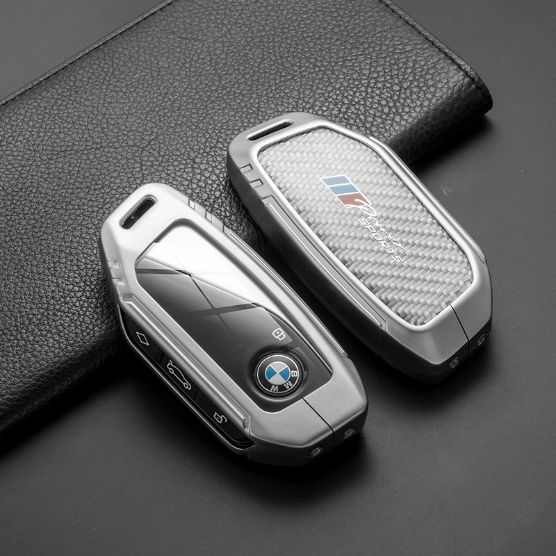Горячая новинка, подходящая для BMW X5 X3 — чехол для ключа из настоящего карбона, подходит для 5-й и 3-й серий, универсальное покрытие для ключа