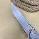 M42 high-speed steel folding knife high hardness wear-resistant portable folding knife 420 stainless steel handle outdoor survival knife