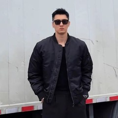 MA1美式飞行夹克外套男士高级感穿搭潮牌男装痞帅硬汉工装棒球服