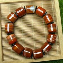 厂家批发 一手货源 战国红 桶珠直柱 10×11mm 手串 男女款