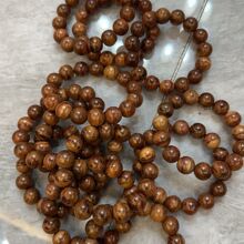 海南黄花梨微瑕珠100克尺寸1.5可选穿3-5串保真海黄散珠清仓批发