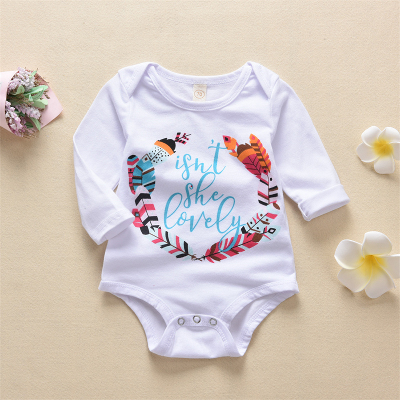 Three-piece Cotton Long-sleeved Romper Suit New Autumn Leisure Children’s Clothing display picture 13