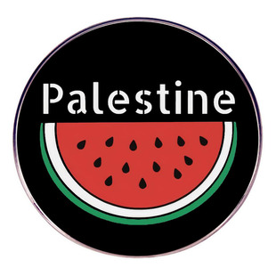 Palestine Watermelon Brooch Free Peace Pin Badge Metal Alloy Badge Accessories