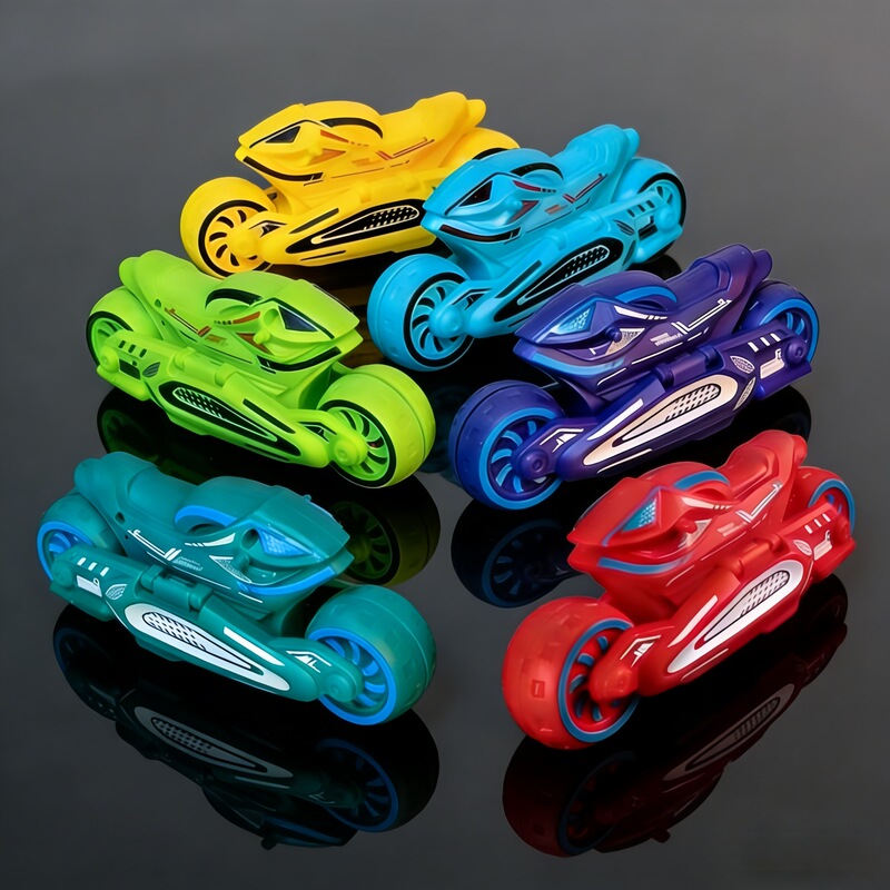 Three-In-One Cool Inertia Bat Drift Inertia Motorcycle Model Toy for Boys, Durable and Fun Transforming Car