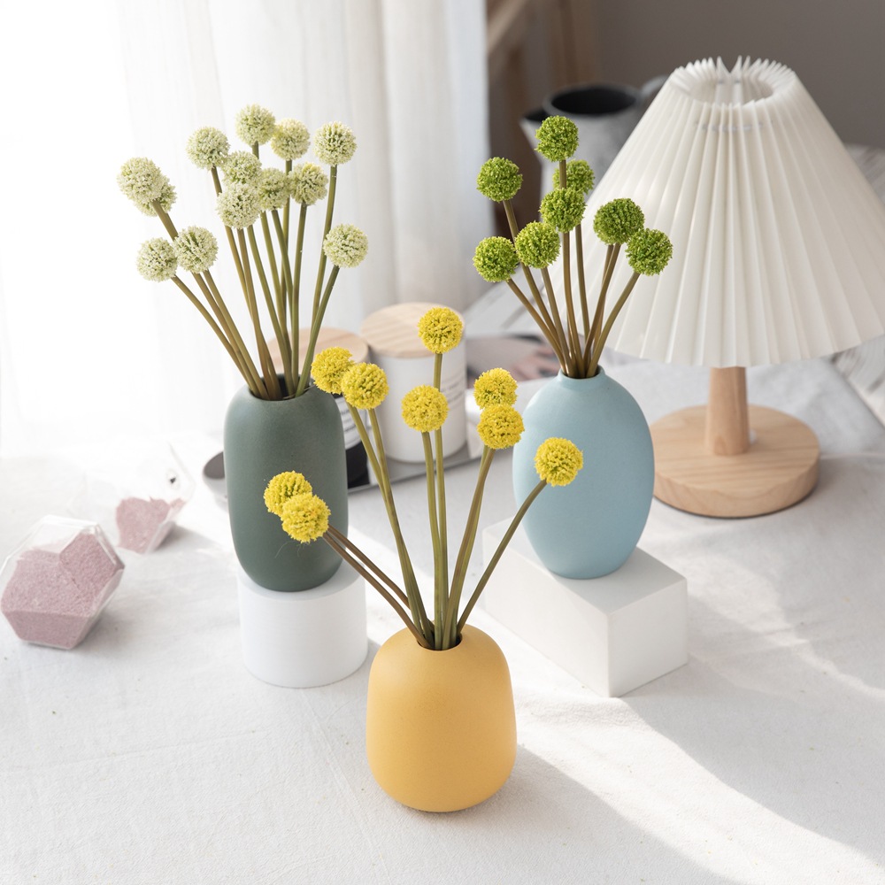 泡沫果跨境仿真花廠家家居裝飾婚慶手捧花玫瑰花牆假花INSMW25591