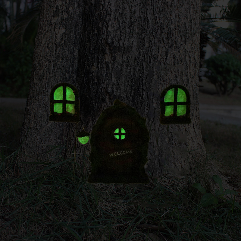 Amazon Stable Supply Luminous Door and Window Resin Crafts Courtyard Decoration Pendant Manufacturer  