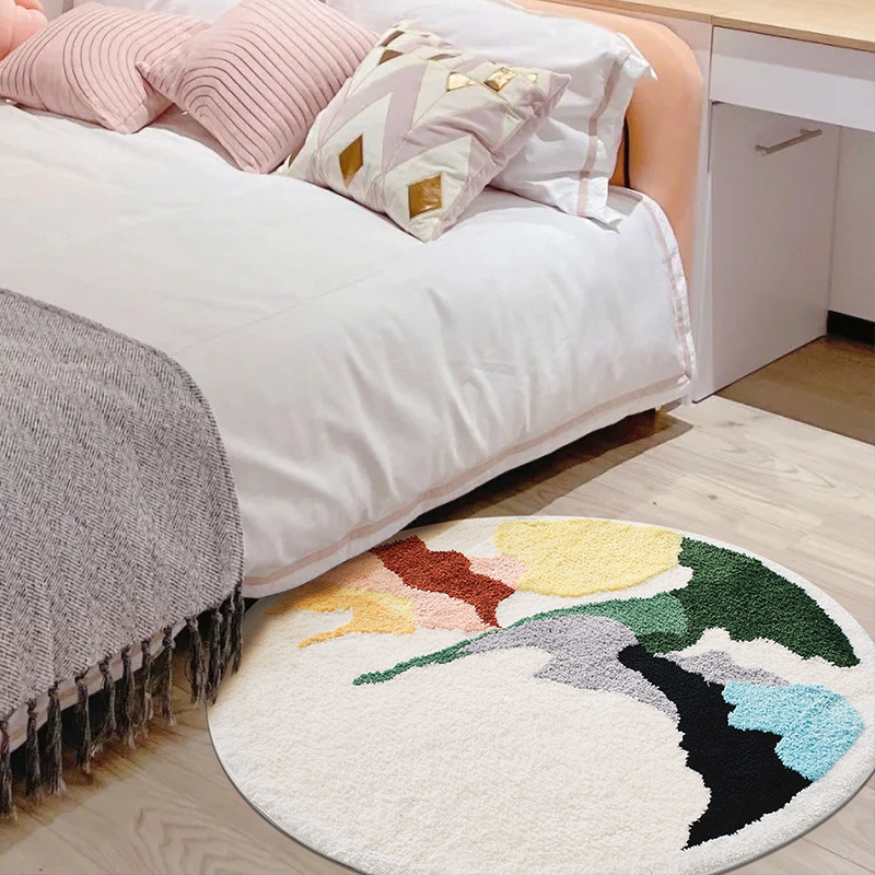 Fuente de fábrica de dibujos animados alfombra antideslizante puerta de entrada alfombra de puerta sucia alfombra alfombra de baño alfombra doméstica alfombra de floquete