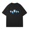 Black blue label