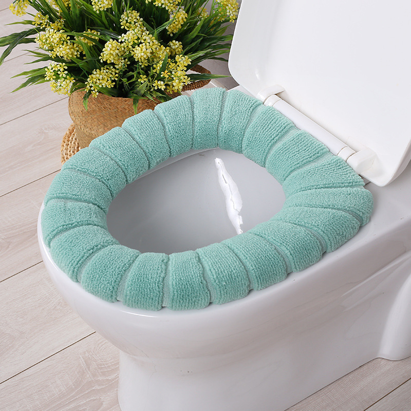 トイレマットを厚くした四季通用の取っ手付きトイレ座布団保温とトイレカバー家庭用トイレリング卸売り|undefined