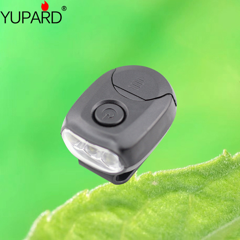 迷你帽子灯3LED夹帽灯照明灯钓鱼灯头灯工作灯送CR2032纽扣电池|ru