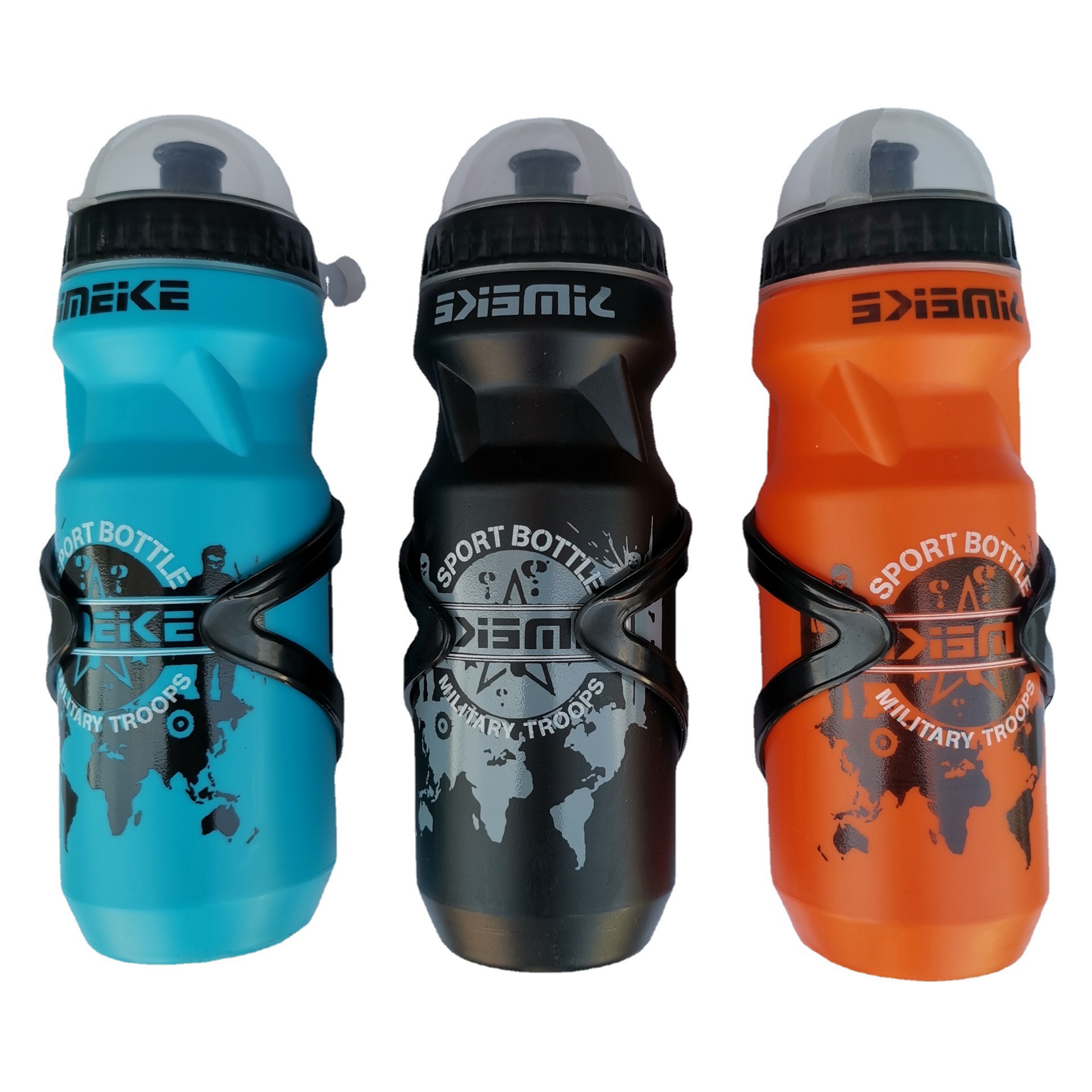 Deportes hervidor bicicleta de montaña con cubierta de polvo botella de agua botella titular traje accesorios de equipo de equitación