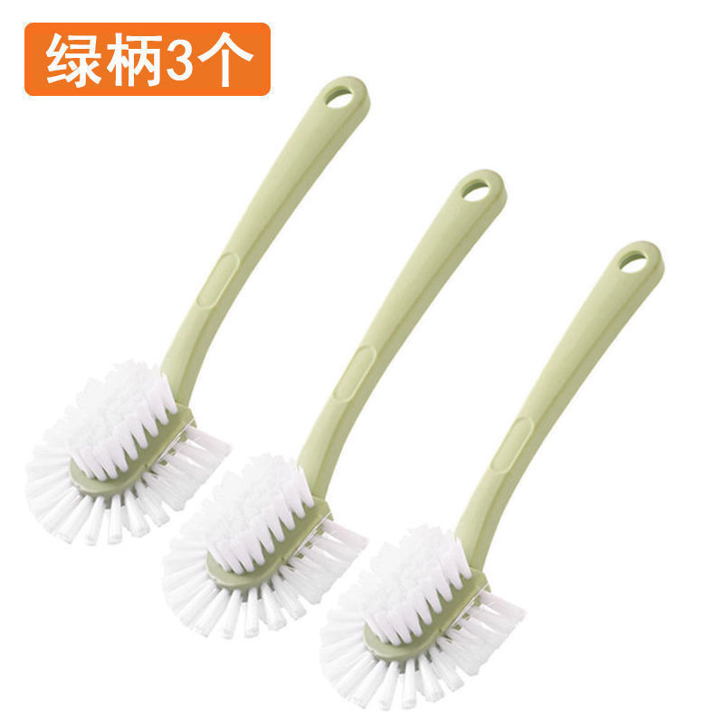 [가성비 핫모델] 5면 구두솔 [녹색 손잡이*3개]