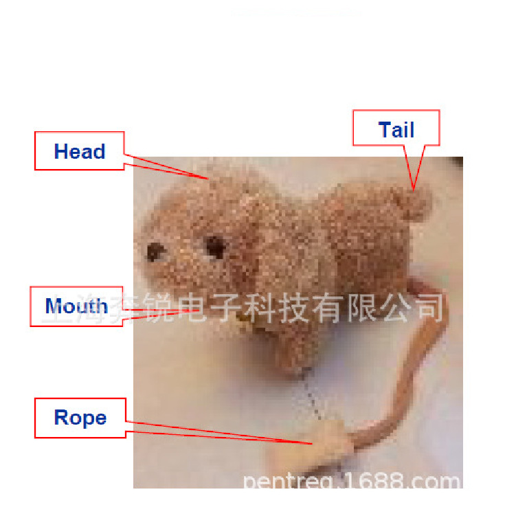 Plush Toy plush toy touch IC/voice IC/motor drive forward and reverse IC development