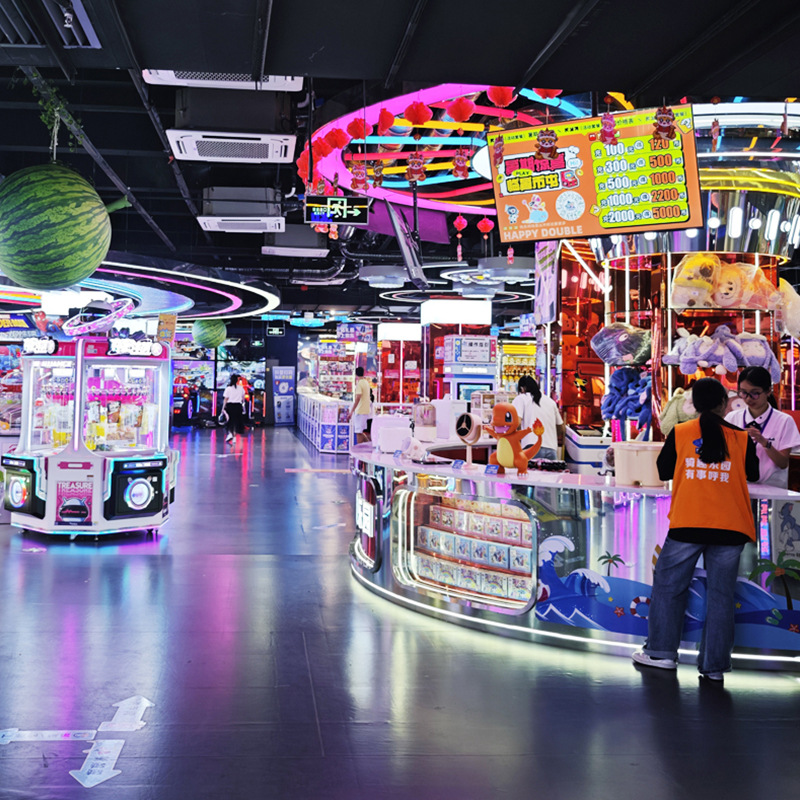 Dispositivo de entretenimiento de videojuegos para supermercado de cañón para supermercado y centro comercial para niños con monedas y máquina de juego de escaneo image 10
