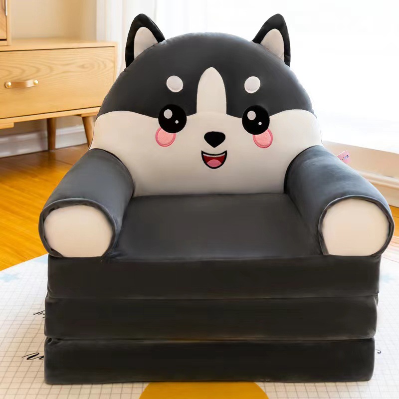 Sofá plegable para niños nuevo al por mayor creativo jardín de infantes bebé asiento plegable regalo de estudio siesta sofá cama