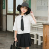 2022 summer girl suit College wind new pattern Shirt dress suit the republic of korea new pattern girl Short skirt suit wholesale