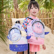 儿童运动游泳包可调节干湿分离收纳包可防水超轻束口收纳袋沙滩包