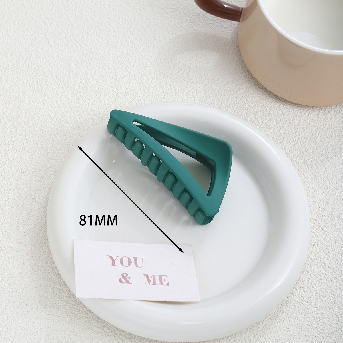 Military green triangle gripper 8cm