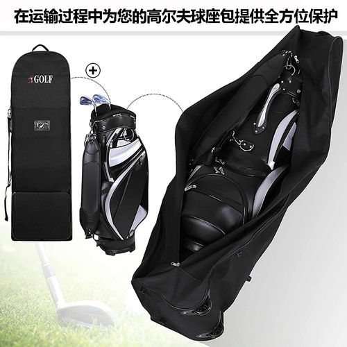 Golf Air Travel Bag, Aircraft-Checked Bag, Golf Club Cover, Foldable Club Case – Complete Set