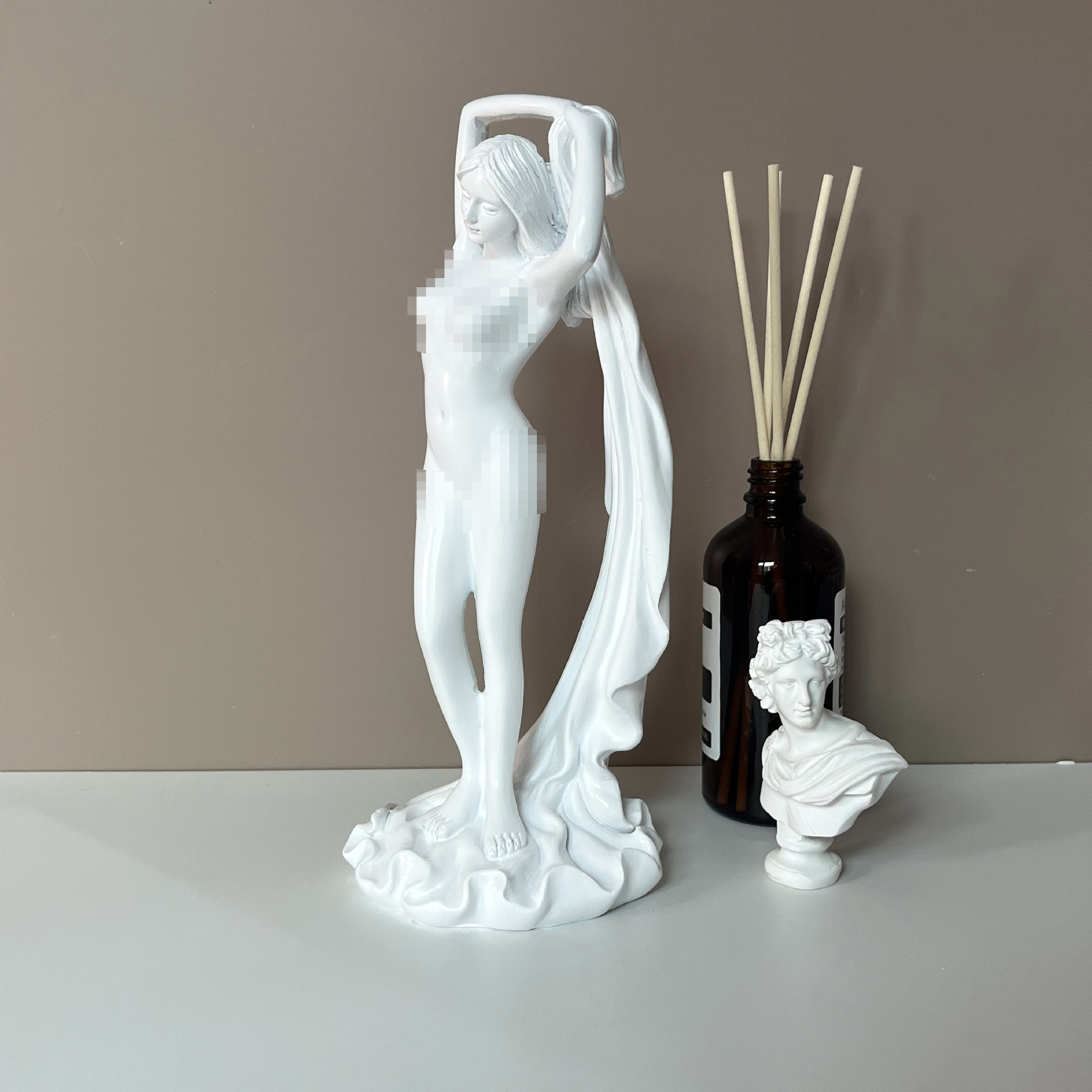 国境を越えた新しいアイデア女神像ホームホテルヨガ室デスクトップ樹脂装飾品完璧なプレゼント