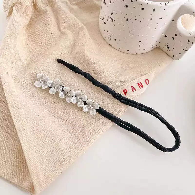 Brand elegant hairgrip, hair rope, flowered, french style, internet celebrity