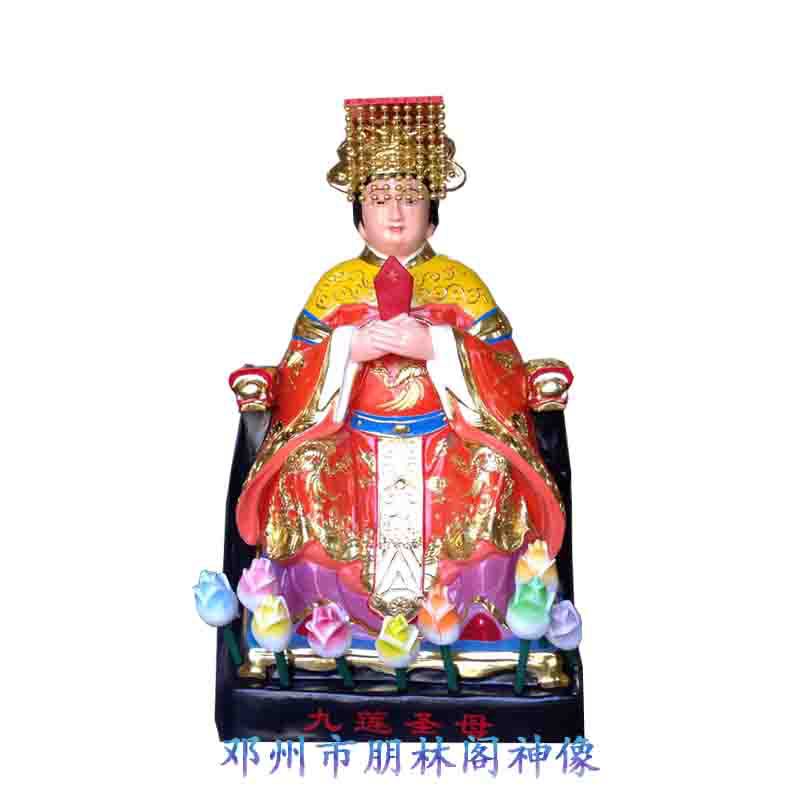 感应随世三仙姑正神 三霄仙子玻璃钢彩绘神像 树脂玻璃钢神像