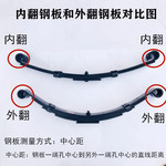 三轮车配件弹簧电动弓子钢板板簧板子板减震钢板拖车三轮钢板