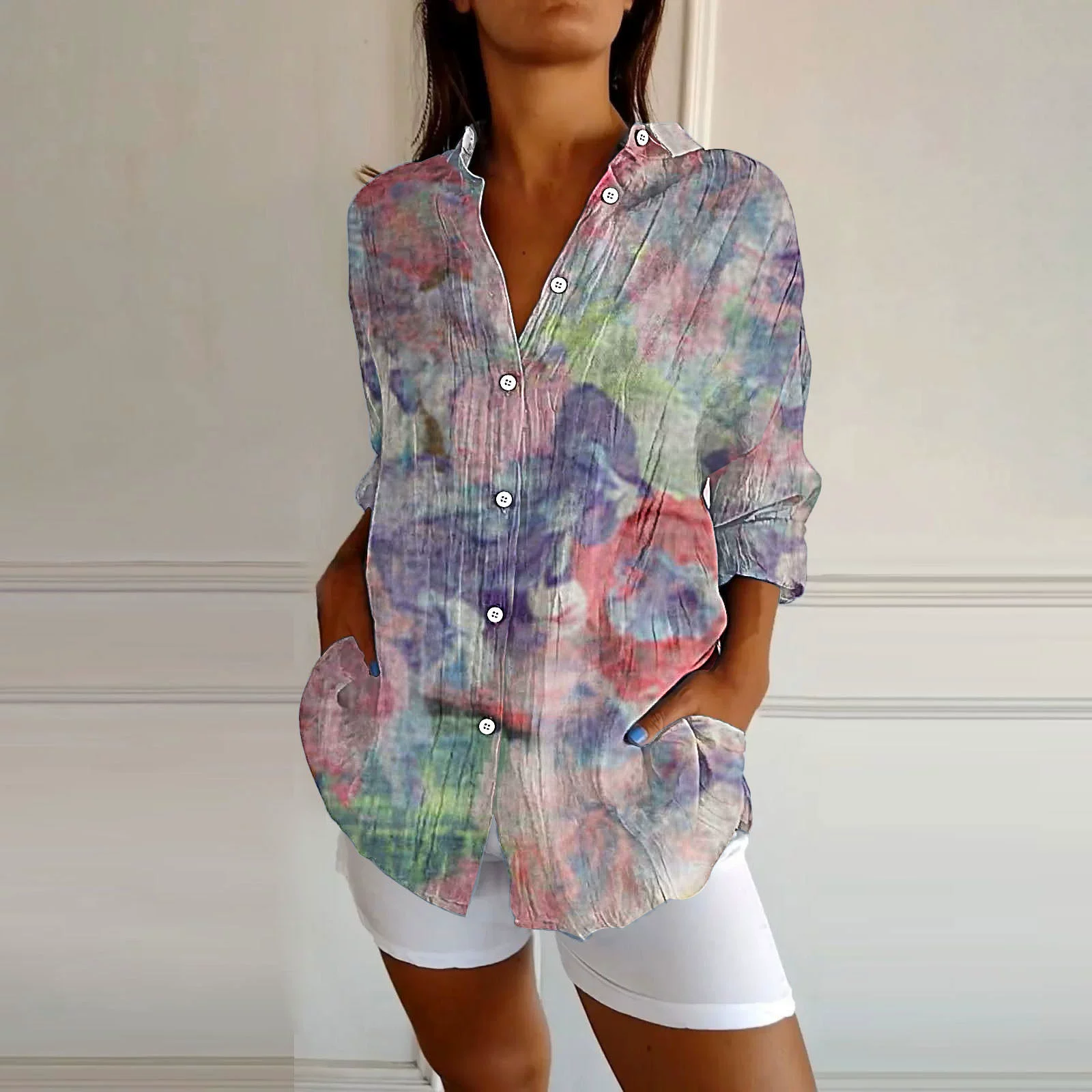 (Cross-border trading), shirt, 3D, European style