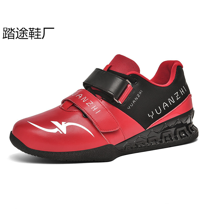 Hot-Selling Squat Shoes for Men, Professional Weightlifting Shoes, Indoor Fitness Training Shoes, Women's Powerlifting Shoes, Breathable Support Deadlift Shoes