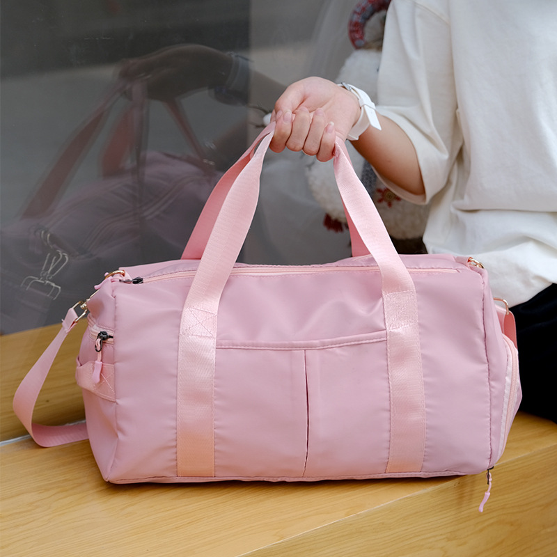 Bolsa de viaje húmeda y seca separación deportes yoga bolsa 2022 fitness bolsa de gran capacidad corto viaje entrenamiento logo venta al por mayor image 4