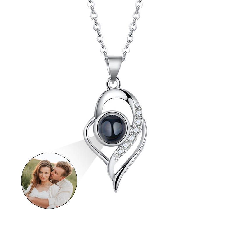 Heart Shape Pattern Basic Heart Shape Alloy Titanium Steel Plating Valentine's Day Women's Pendant Necklace