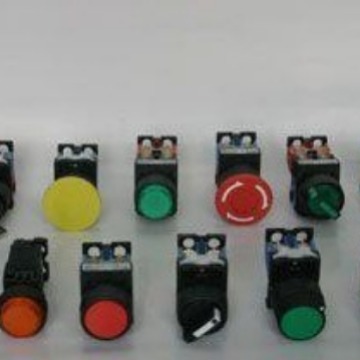 FUJI富士按钮开关AH165-TL 正方形按钮开关AH164-SL红黄绿 防水