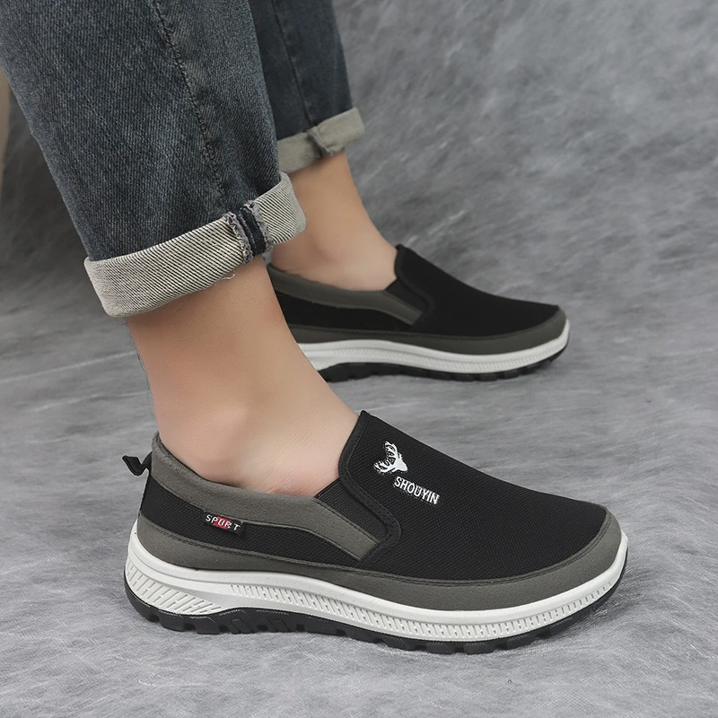 Оптовая и розничная продажа старой пекинской обуви из ткани мужской мягкой подошвы