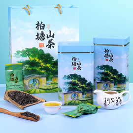 正宗柏塘山茶白露茶绿茶手工炒茶柴火客家炒青绿茶广东博罗特产
