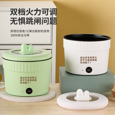 Babus Electric Plick Dormitory Student Pot Pot Multi -функциональный All -IN -один маленький бытовая домашняя лапша Небольшая электрическая плита жареная горшка электрический горшок горячий горшок