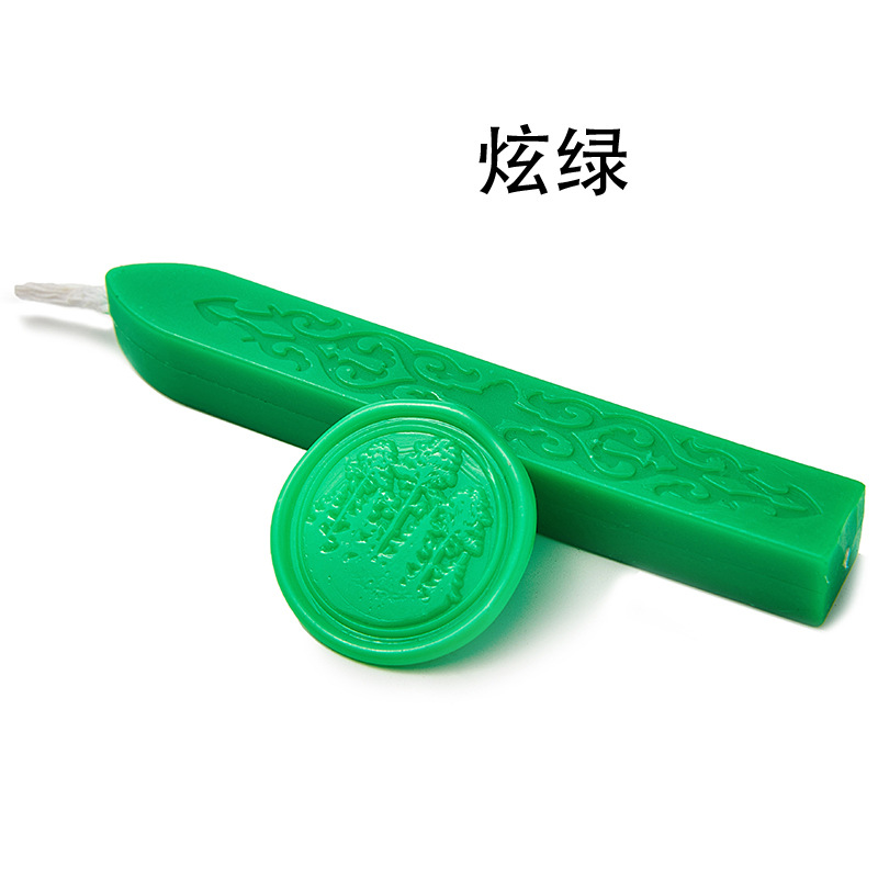 Tira de cera de sello de laca de fuego 42 cinta de plomo tira de cera de sellado sobre sello de regalo con núcleo patrón de flecha de laca de fuego cera de laca de fuego