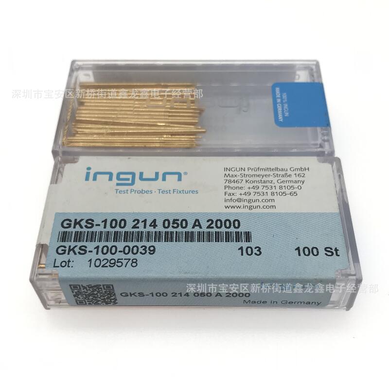 INGUN原装德国英冈探针 GKS-100 214 050A2000 测试顶针 PA100-F1