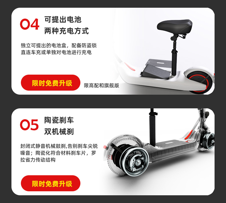 Electric Scooter Folding Electric Vehicle Mini Ride Two Wheel Battery Portable Small Scooter Wholesale