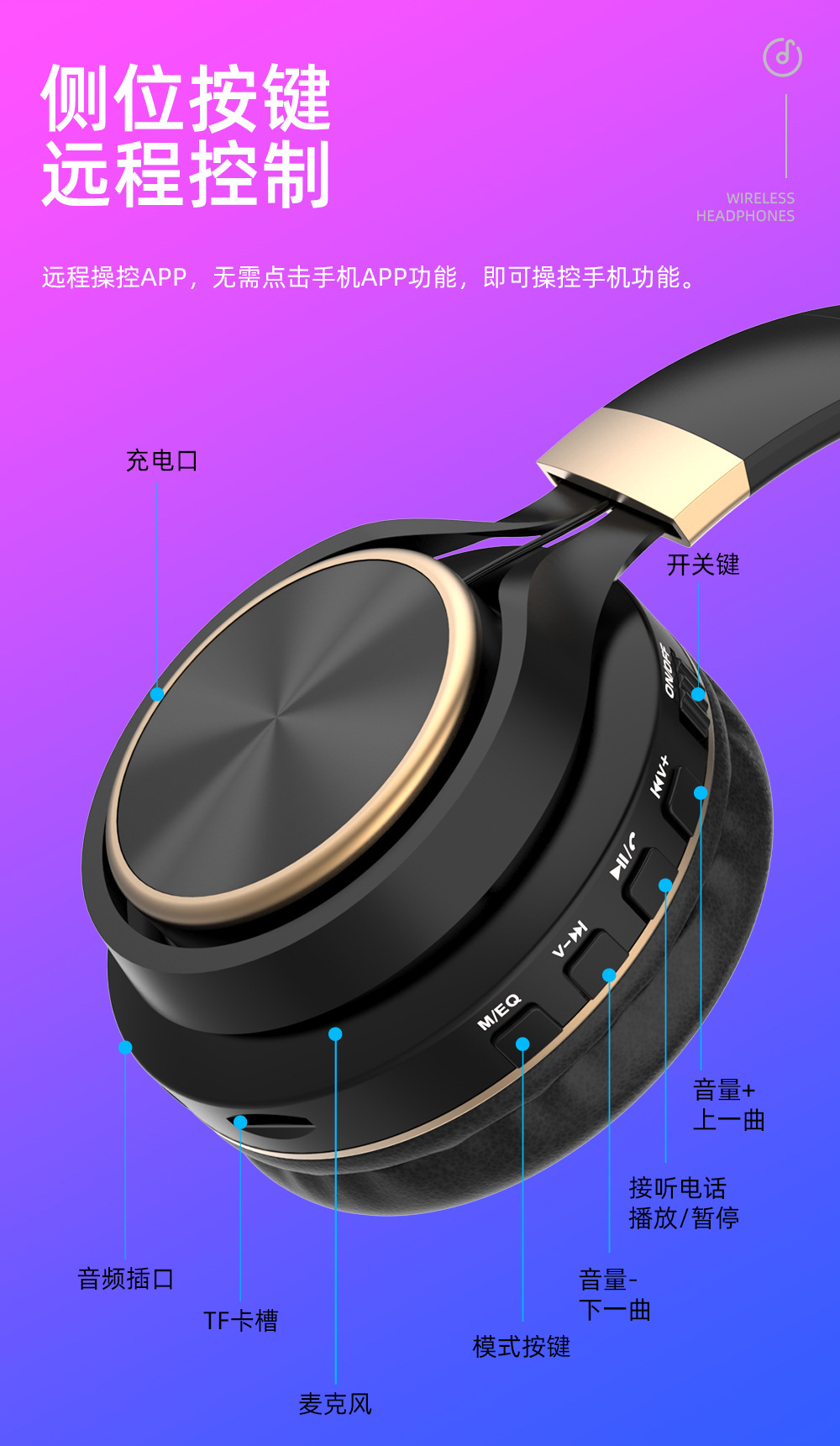 Uzun pil ömrüne sahip sınır ötesi popüler model, öğrenci gürültüsünü azaltan kablosuz başa takılan Bluetooth kulaklık, Huaqiangbei fabrikasından doğrudan satış ve toptan satış