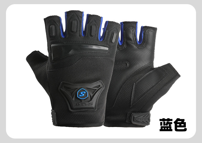 Guantes tácticos al aire libre hombres y mujeres verano respirado anti-desgaste protección antideslizante campo medio dedo gimnasio guantes deportivos de bicicleta