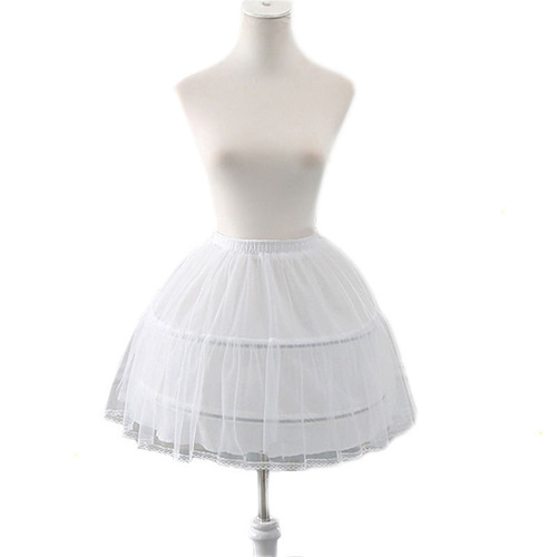 Violent cos maid outfit lolita tutu skirt daily bone fishbone skirt support short petticoat performance dress support skirt