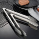 Cross-border new stainless steel barbecue clip high temperature kitchen baking bread food tongs steak barbecue clip