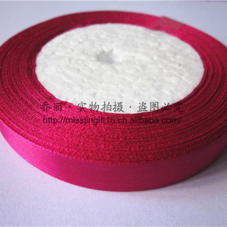 En stock 15MM cinta de poliéster de una sola cara Cinta de regalo Decoración cinta DIY cinta hecha a mano embalaje de la flor image 14