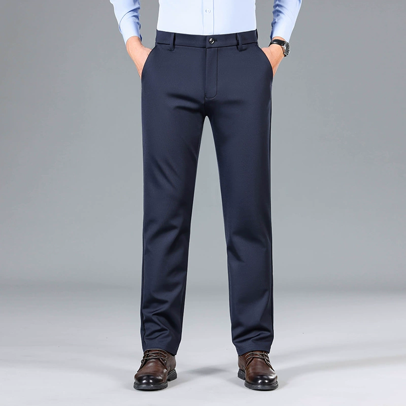2023 весна-лето новый деловой модный тренд мужские повседневные брюки мужские прямые тонкие повседневные брюки